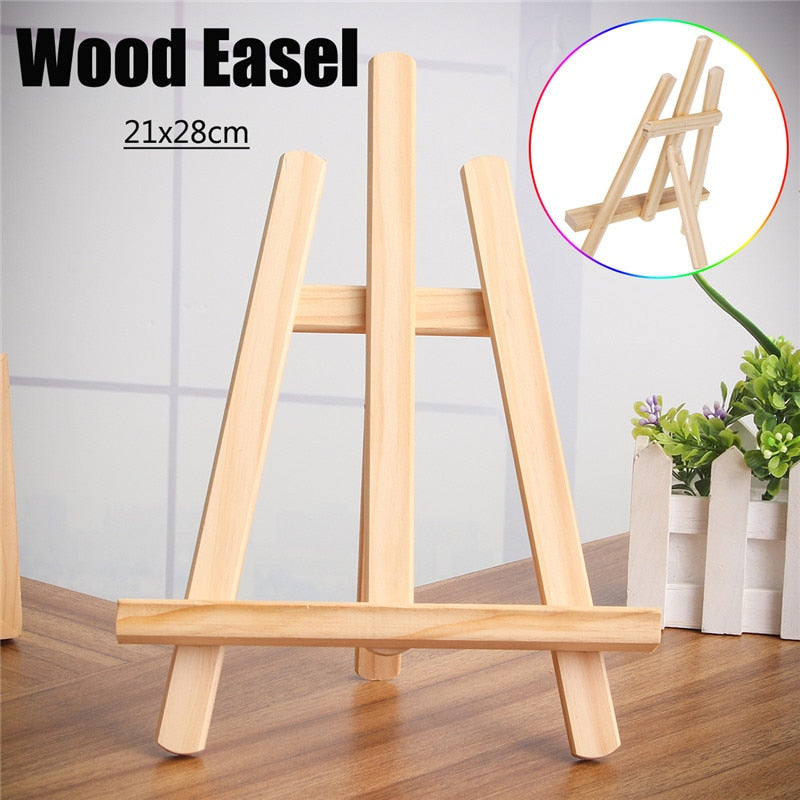 Wood Artist Easel Adjustable Stand / Display 21x28cm