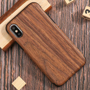 Premium Hybrid Real Wood Case For iPhone 11 Pro Max Xr X Soft 7 Plus 8 6 6s 5 5s SE 2020 12 Mini