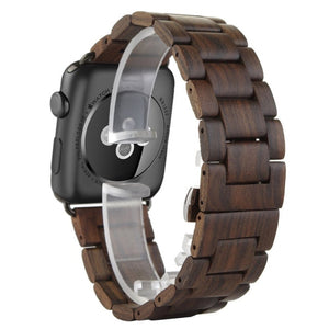 Retro Bamboo Wood Bracelet For Apple Watch Band 38mm 42mm 40mm 44mm Watchband