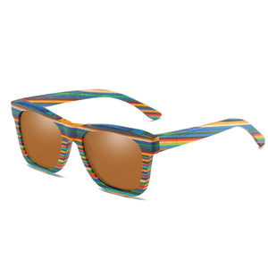 "Rainbow Attitude 001" Handmade Sustainable Shades